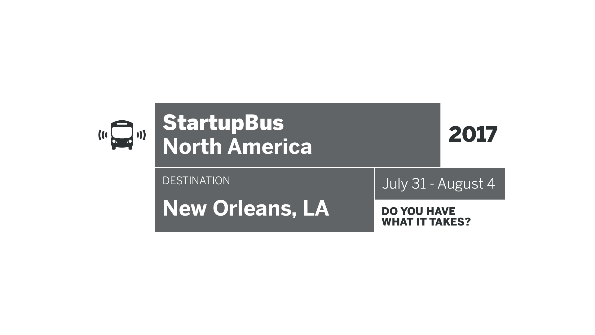 StartupBus North America 2017 - New Orleans